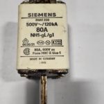 LIAISON FUSIBLE, LV HRC, SIZE 1, 80A, 500V, 50HZ