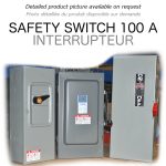 INTERRUPTEUR 100A 208V 3PH FUSIBLE